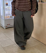 ベンベスブラッシュドコットンワイドパンツ
