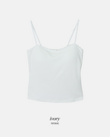 #AN レース ストラップ キャップ ノースリーブ(3color)