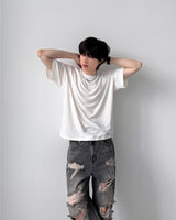 Crop Layered Half Sleeve