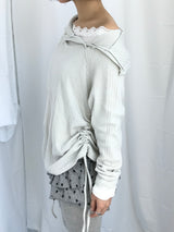 Lenny Shirring High-Neck Knitwear