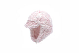 CURLY EARFLAP HAT IN CLOUD PINK