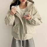 Ted High Neck Hooded Padded Jumper