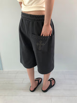 Mue Stud Bermuda Pants