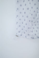 star mesh hood zip-up