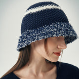 ブリーズニットバケットハット (Navy)