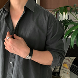 ピース ストーン ピグメント オーバーフィット ロングスリーブ シャツ