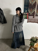 (3colors) cuty prison knit hoodie