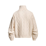 Elora Twist Cable Sweater Cardigan
