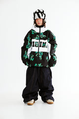 3D TRIPPY RB HOODED JACKET BLACK