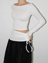 CUT-OUT STRAP LONGSLEEVE