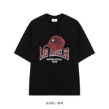 LMN ステイLAプレミアムコットンオーバーサイズフィット半袖Tシャツ(3カラー)