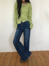 Kiho Round Boucle Summer Cardigan