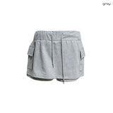 (2color) Mini Cargo Skort