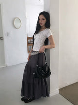 Elta Punching Flower Short Sleeve T-shirt