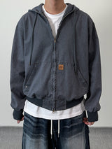 Cb Patch Work Hooded Jumper