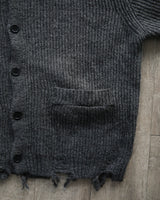 LIF OVER DAMAGE CARDIGAN