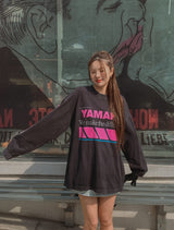 ピンクポイントヤマハトゥータイプ L/S Black(washing)