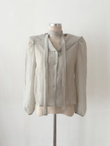 Sailor scarf blouse