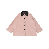Eco Leather Half Jacket (pink)