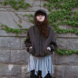 ストライプドウィンドブレーカー / Navy