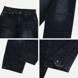 No.1297 C wide tuck denim PT