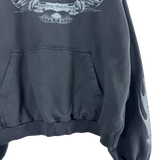 washed eagle hoodie