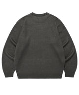 IVY BRUSHED KNIT SWEATER CHARCOAL(CV2EFUK602A)