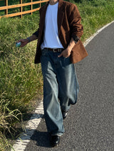 Dear Suede Blazer M L (2 Colors)