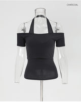 [MADE] セルネセット - ホルタータンクトップオフショルダーT