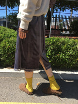 Kuchi Lace Velvet Skirt