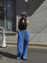 pigment line wide banding pants