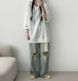 Rens over hooded short-sleeved T-shirt (3 colors)