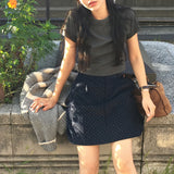 [MADE] ALMOND ETHNIC CORDUROY SKIRT