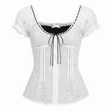 Roselle Floral Lace Blouse