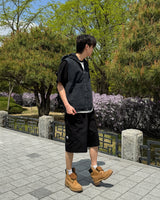 Rio Denim Anorak Vest(Light Blue)