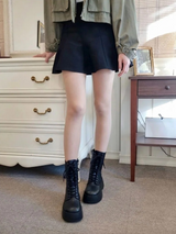 ジッパー ワーカー ブーツ(BLACK)