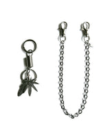 Weed Charm Hook Layered Keychain