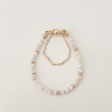 Cloudy Beads Initials Bracelet