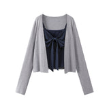 Serin Dot Ribbon Layered Set