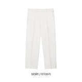 LMN レイニーハイデンシティヒドゥンバンディングコットンスラックス (5 colors)