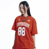 88 フットボール半袖Tシャツ - RED