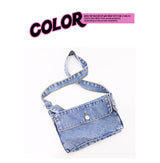 denim mini bag