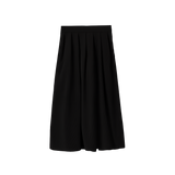 FROST PLEATS CORDUROY LONG SKIRT