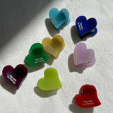 Love mini hair clip (8color)