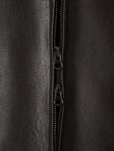 オニック クロップ レザー ジャケット