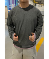 ベーシック長袖Tシャツ