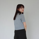 mesh knit cardigan