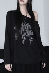 tattoo printing long sleeve T