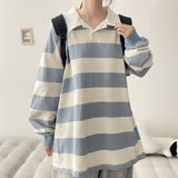 Tora Striped Lucky Long Sleeve T-shirt (6 colors) H&L