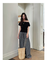 Off Shoulder Ruched Short Sleeve Top